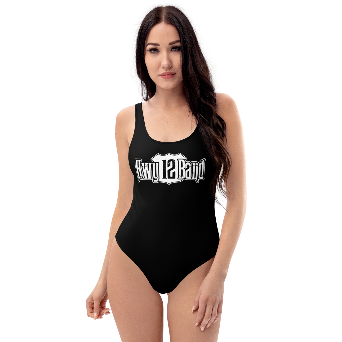 Hwy 12 Band One-Piece Swimsuit