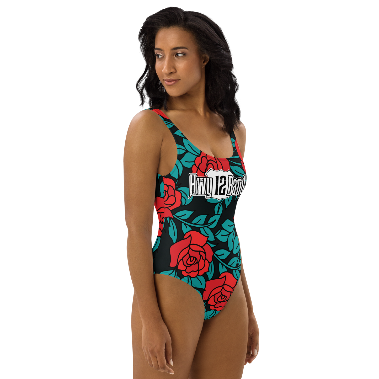 Hwy 12 Band Rose One-Piece Swimsuit