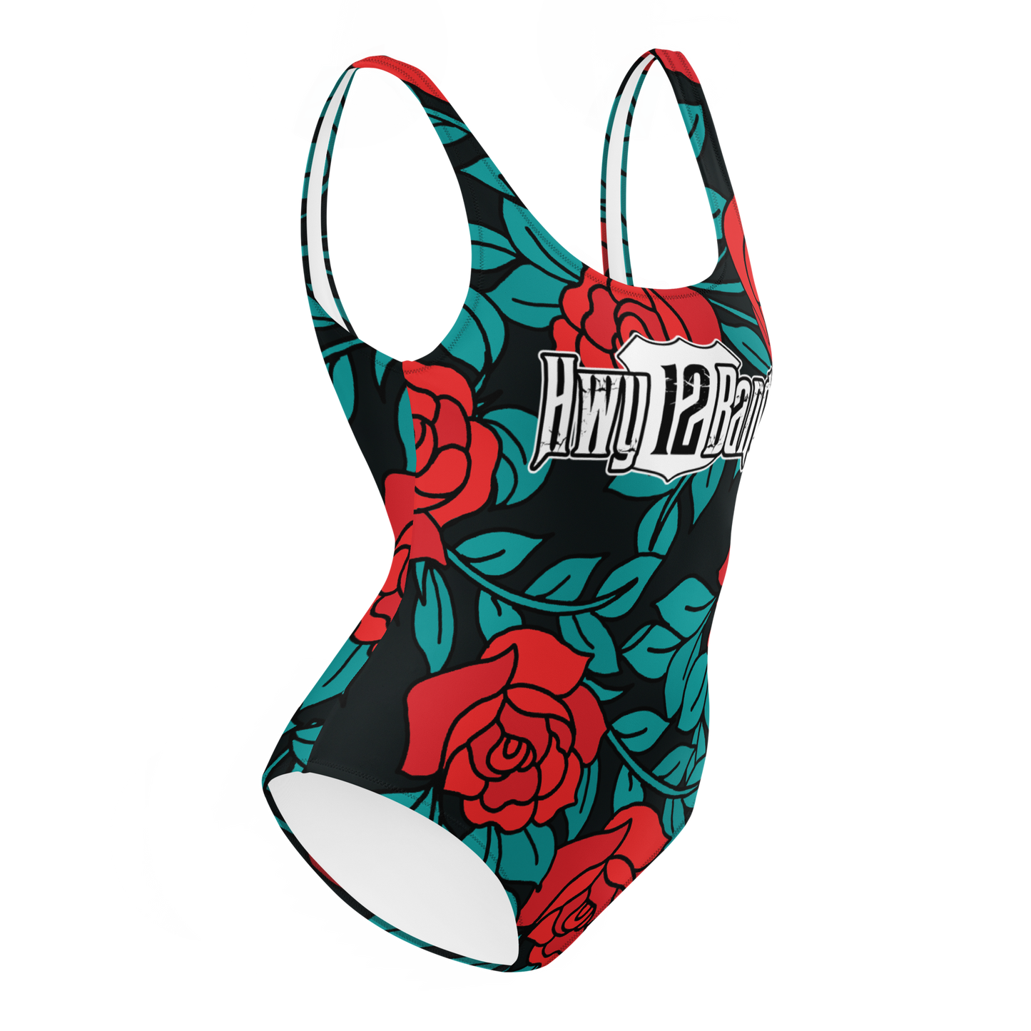 Hwy 12 Band Rose One-Piece Swimsuit