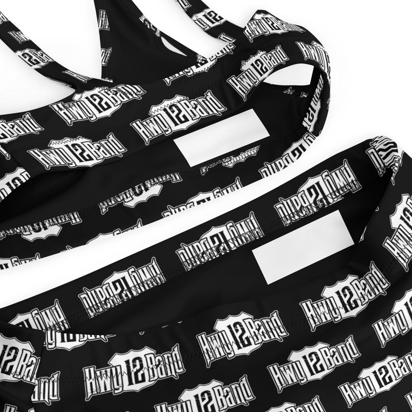 Hwy 12 Band High-Wasted Bikini