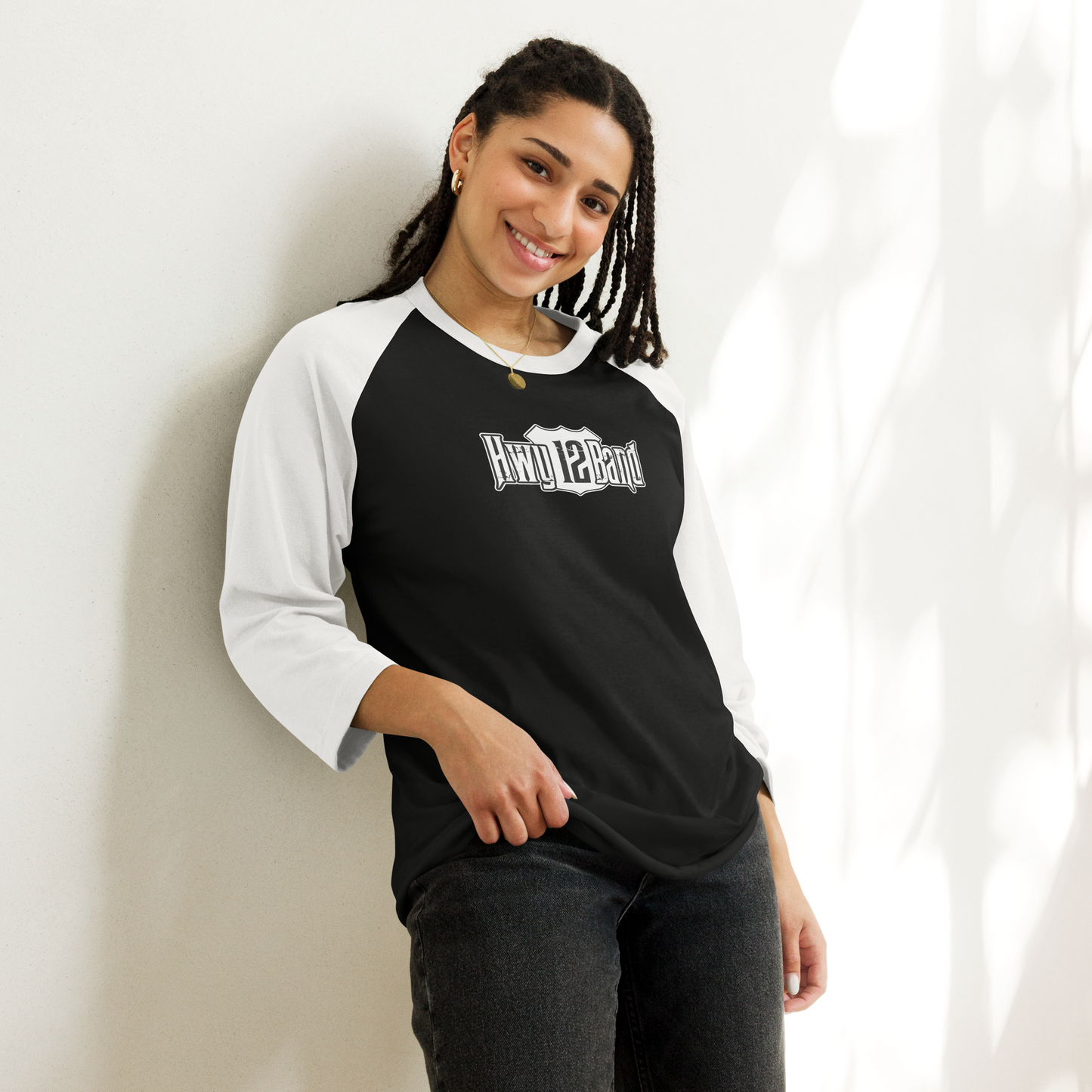 Hwy 12 Band 3/4 sleeve raglan shirt