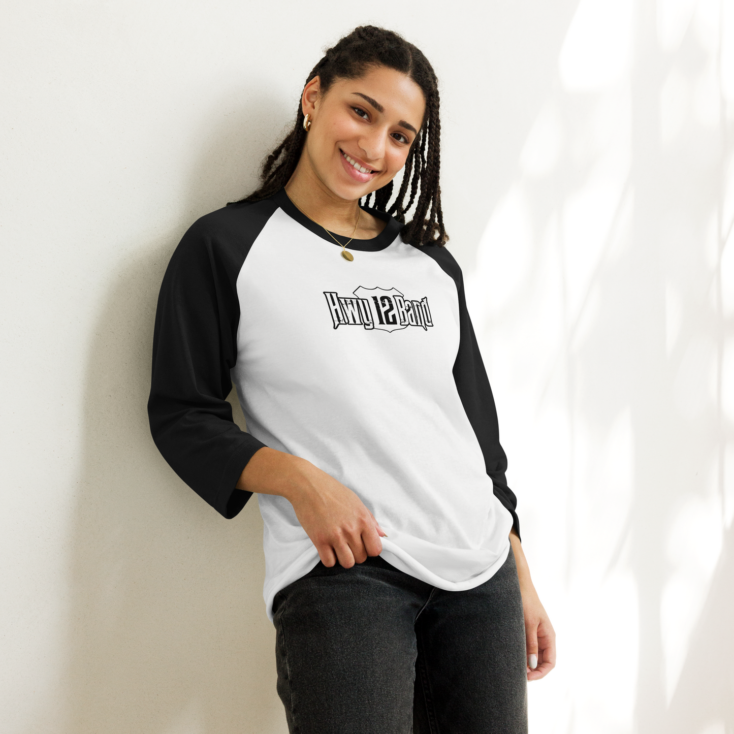 Hwy 12 Band 3/4 sleeve raglan shirt