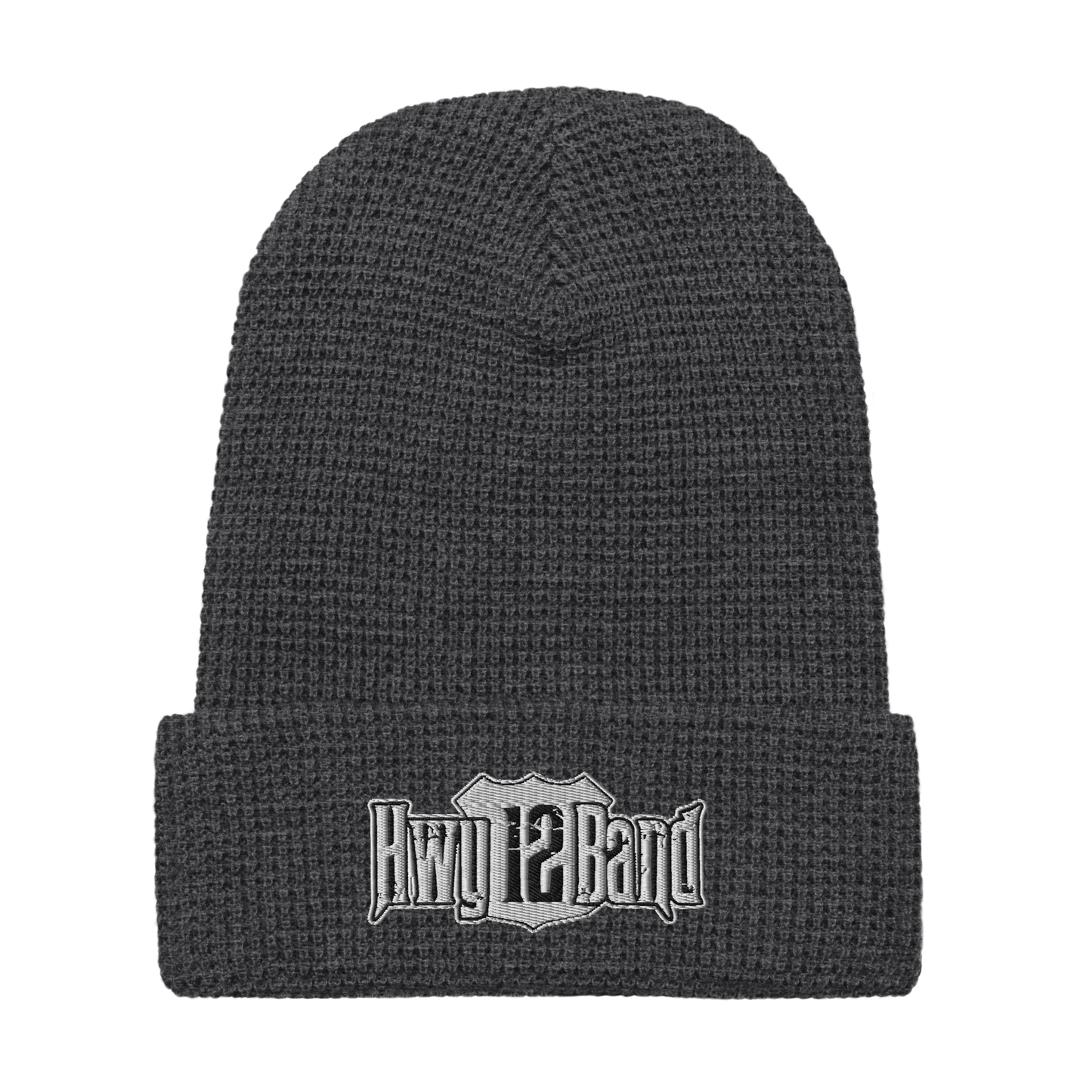 Hwy 12 Band Waffle Beanie - Black