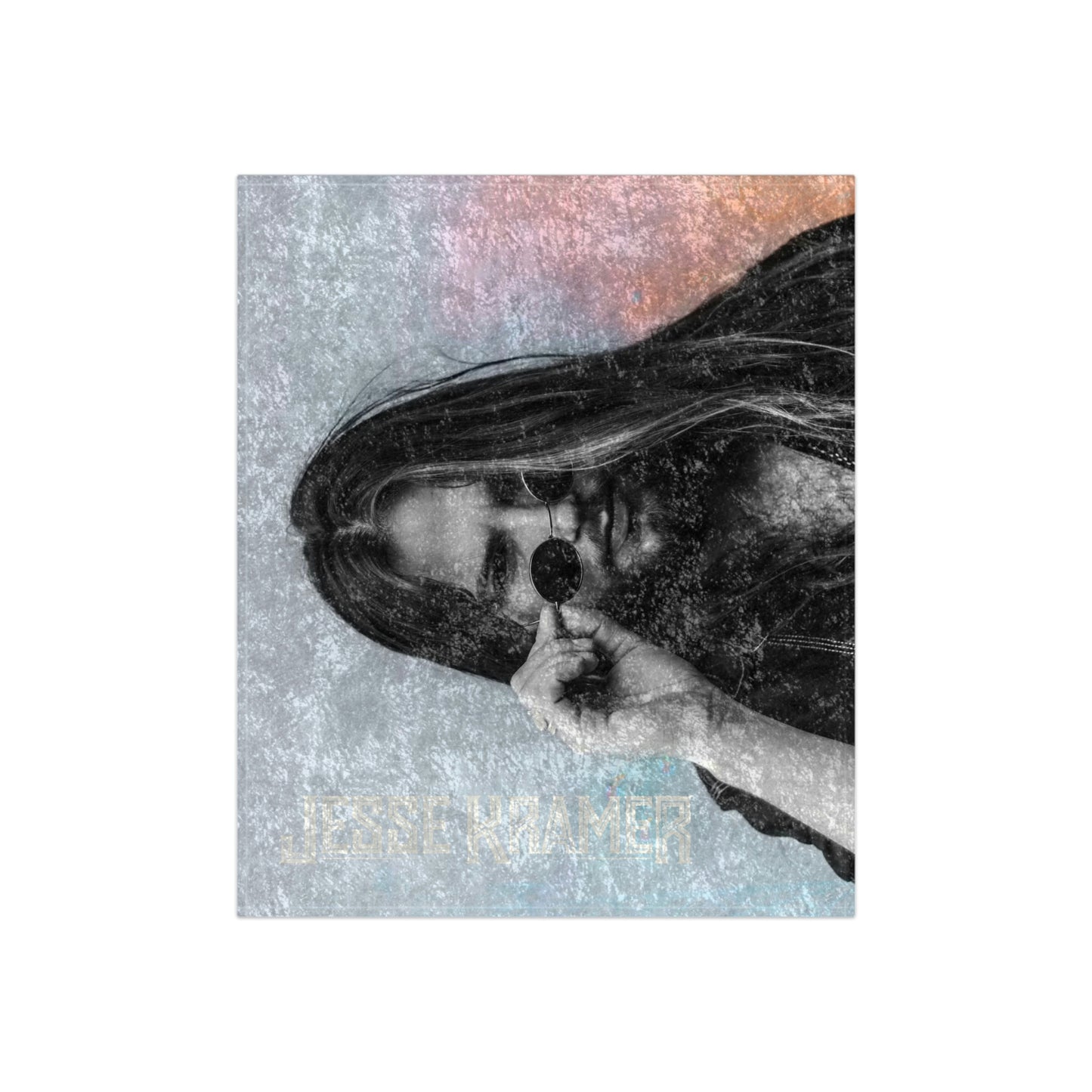 Jesse Kramer Sunglasses Crushed Velvet Blanket